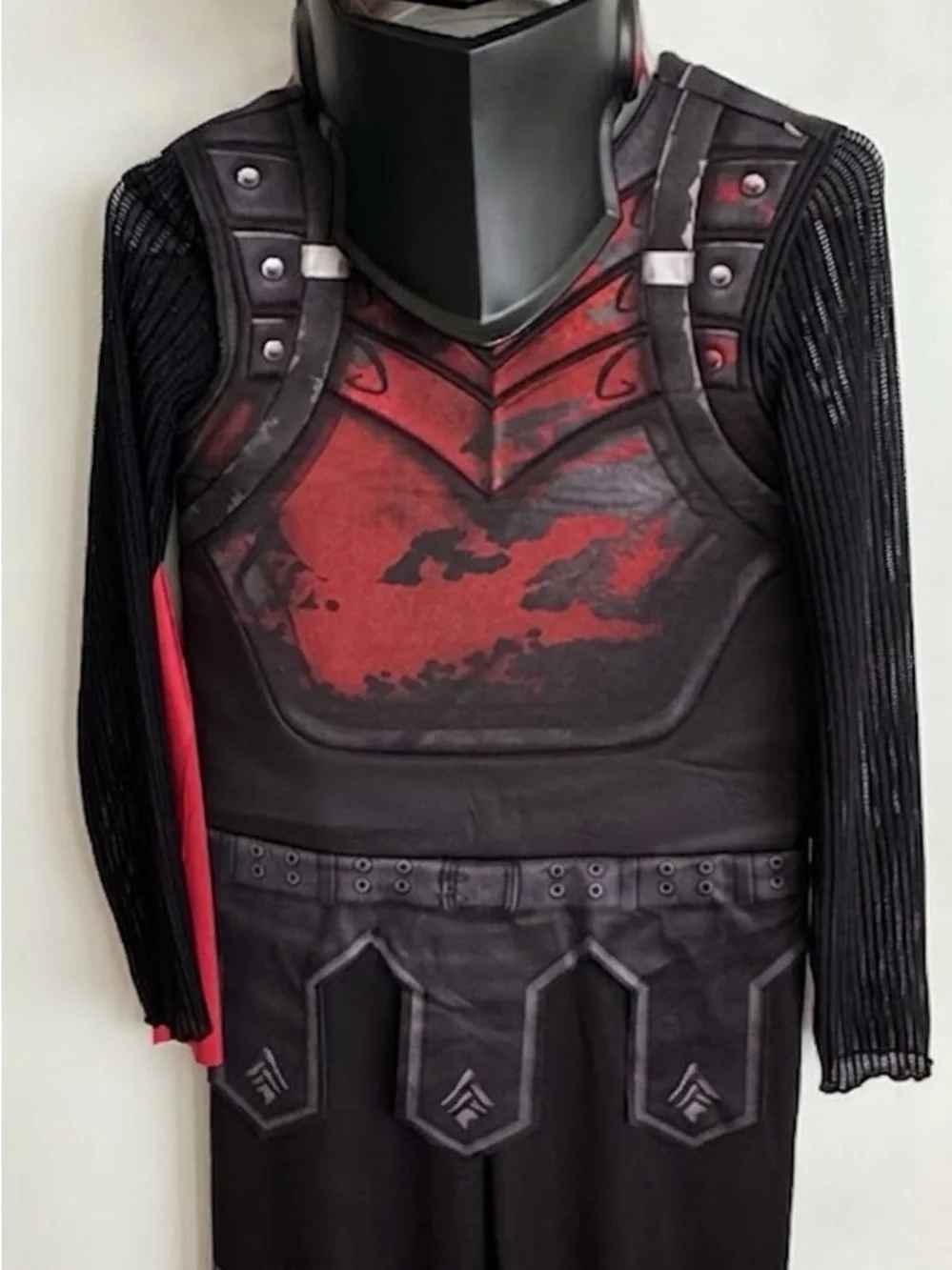 Fortnite Black Knight Child USED Halloween Costume with Mask - Large 10-12